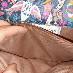 Sakroots EUC Crossbody/Wristlet Floral/Animal Print Coated Canvas